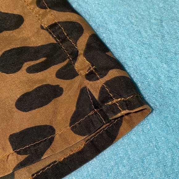 PERRY ELLIS silk cheetah print boxers button fly elastic waistband comfy size S - Picture 8 of 10
